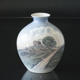 Vase mit Landschaft mit Dolmen, Royal Copenhagen Nr. 8776-506