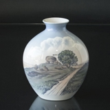 Vase with Landscape with Dolmen, Royal Copenhagen No. 8776-506