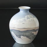 Vase with Landscape with Dolmen, Royal Copenhagen No. 8776-506