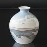 Vase mit Landschaft mit Dolmen, Royal Copenhagen Nr. 8776-506