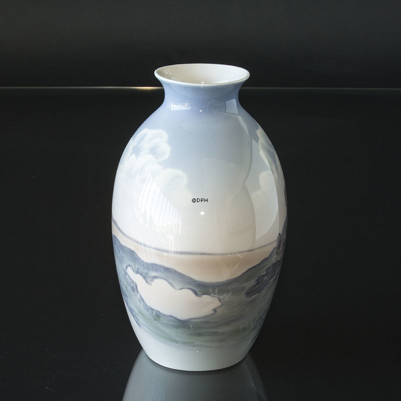 Vase med landskab, Royal Copenhagen nr. 8776-506