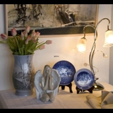 Vase mit Landschaft mit Birken, Bing & Gröndahl Nr. 8791-440