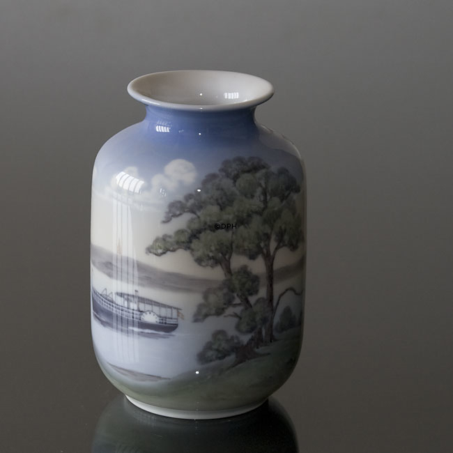 Vase med Himmelbjerget og Hjejlen, Bing & Grøndahl nr. 940-5463