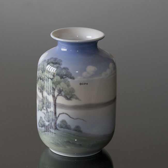 Vase med Himmelbjerget og Hjejlen, Bing & Grøndahl nr. 940-5463