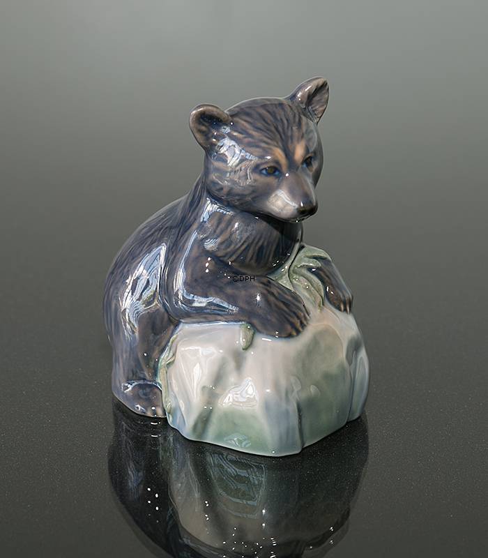 Bing & Grøndahl Årsfigur 1997, sort bjørn