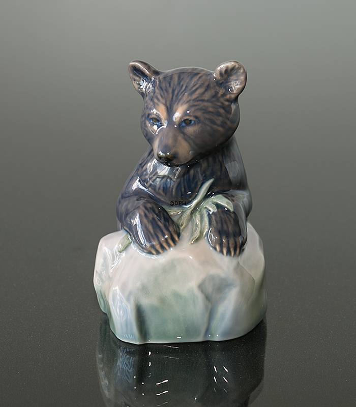 Bing & Grøndahl Årsfigur 1997, sort bjørn