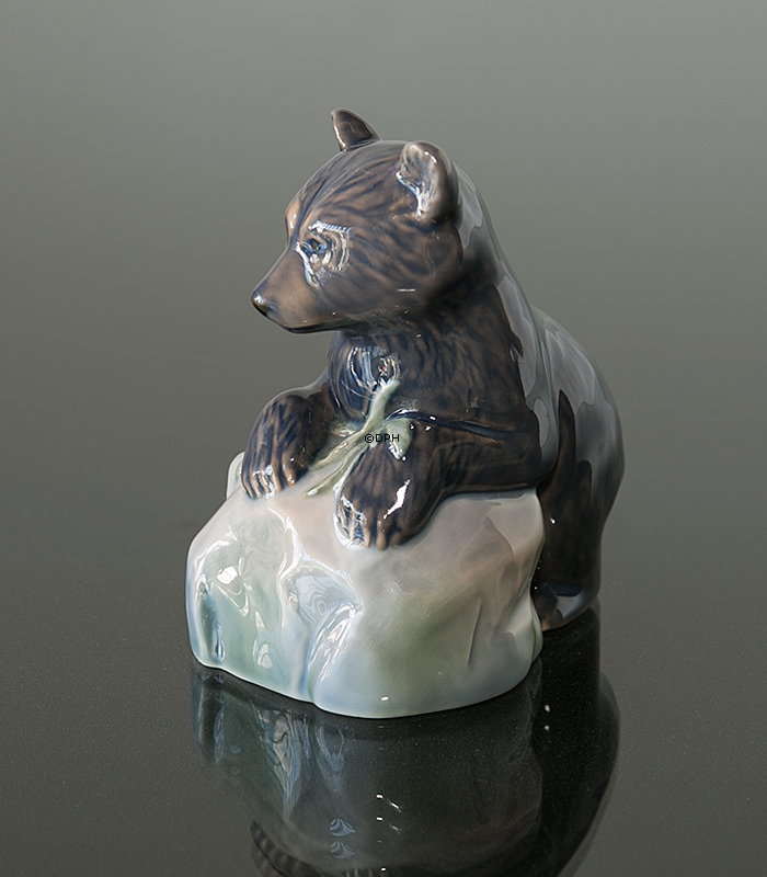 Bing & Grøndahl Årsfigur 1997, sort bjørn