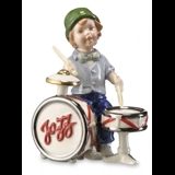 Martin playing the drums, Bing & Grondahl anuual figurine 2006