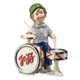 Martin playing the drums, Bing & Grondahl anuual figurine 2006