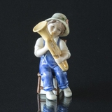 Marie playing the tuba, Bing & Grondahl annual figurine 2007