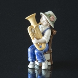 Marie playing the tuba, Bing & Grondahl annual figurine 2007