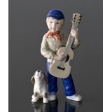 Alex playing the guitar, Bing & Grondahl annual figurine 2008