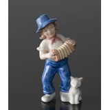 Anna with accordion, Bing & Grondahl annual figurine 2009