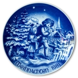1981 Bareuther Christmas plate - German