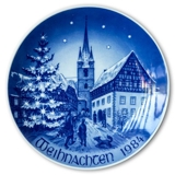 1984 Bareuther Christmas plate - German