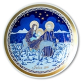 1987 Bavaria Christmas Plate Flight to Egypt