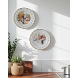 Gården og udhuset, Carl Larsson platte. Serie nr. 1 platte nr. 3, Bing & Grøndahl