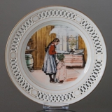 Carl Larsson USA Platte serie nr. 1 platte nr. 4, Bing & Grøndahl - Køkkenet