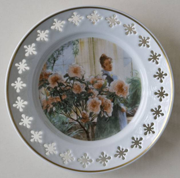 Azelea, Carl Larsson platte. Serie nr. 4 platte nr. 3, Bing & Grøndahl