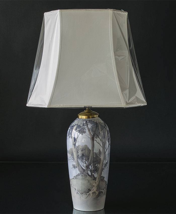 B & G Lampe med landskab