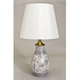 B & G Lampe med blomster H: 32cm