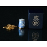 Mågestel med guld, fingerbøl, Bing & Grøndahl