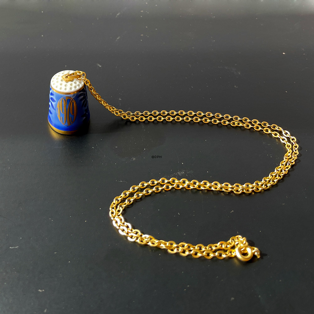 Fingerbøl 1979 MED KÆDE, Bing & Grøndahl