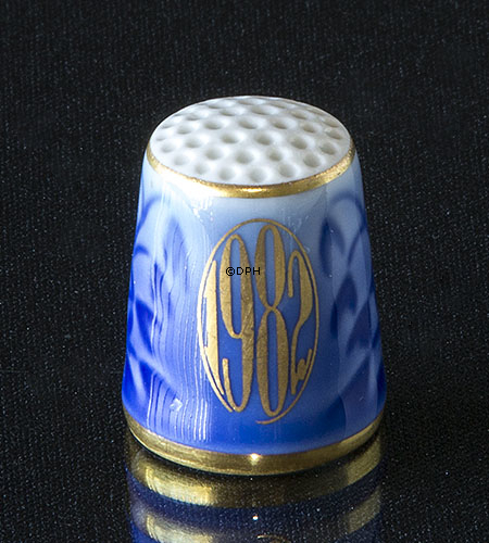 Fingerbøl 1982 MED KÆDE, Bing & Grøndahl