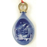 1989 Bing & Grondahl X-mas Ornament, Christmas Drop