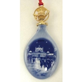 1990 Bing & Grondahl X-mas Ornament, Christmas Drop