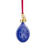 2013 Bing & Grondahl X-mas Ornament, Christmas Drop, Light in the snow