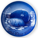Seal with Pup 2001, Bing & Grondahl Mother's Day plate