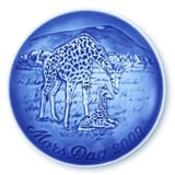 Giraffe with calf 2009, Bing & Grondahl Mother's Day plate