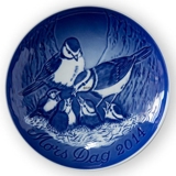 Blåmejse med unger 2014, Bing & Grøndahl Mors dag platte