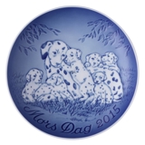 Dalmatian with puppies 2015, Bing & Grondahl Mother's Day plate