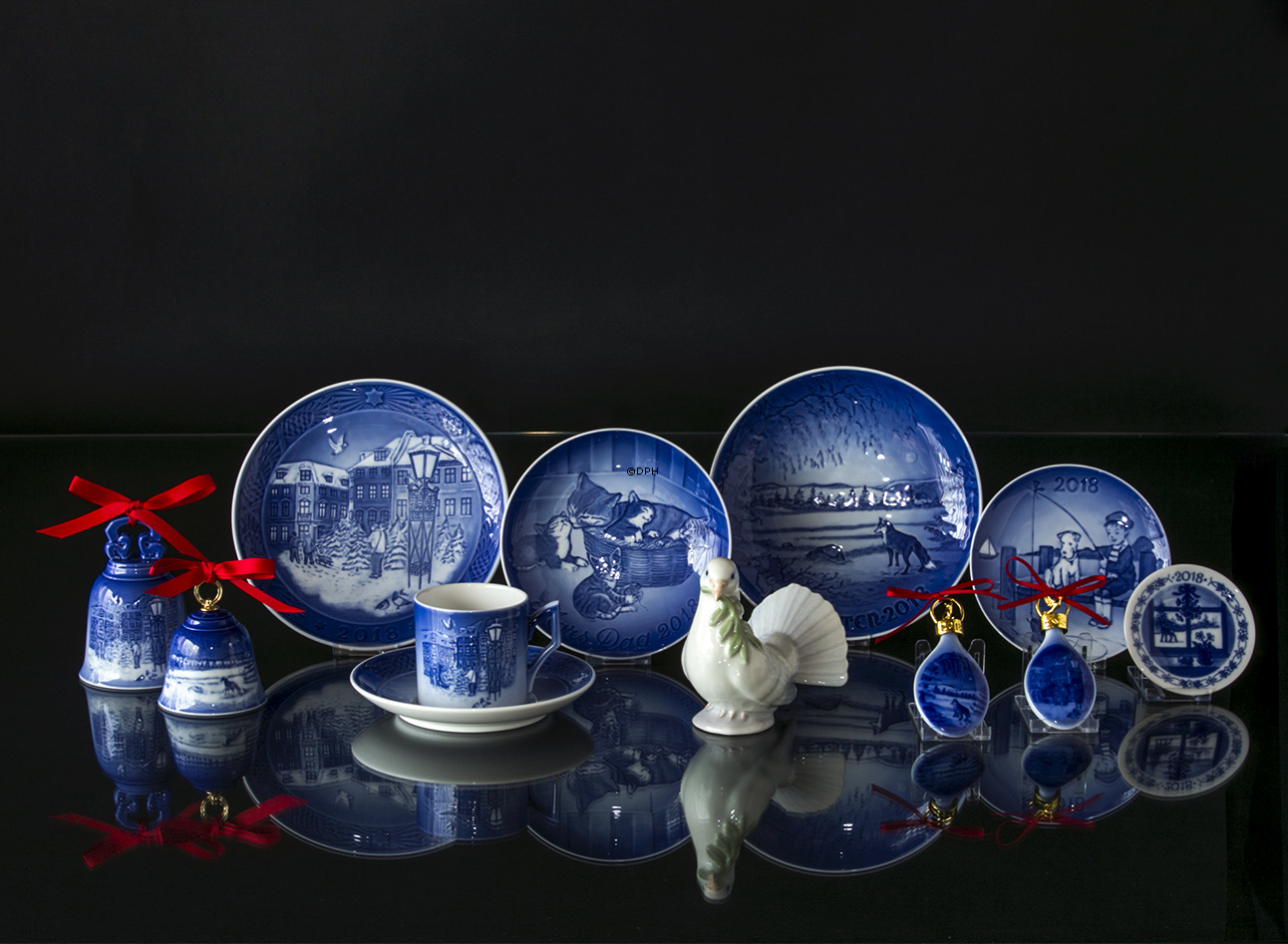 Kat med killinger 2018, Bing & Grøndahl Mors dag platte