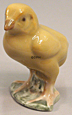 Høne med kylling Bing & Grøndahl mors dags figur 1990 2 figurer