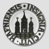 Byvåben platte, HAFNIENSIS INSIGNIA CIVIT, Bing & Grøndahl
