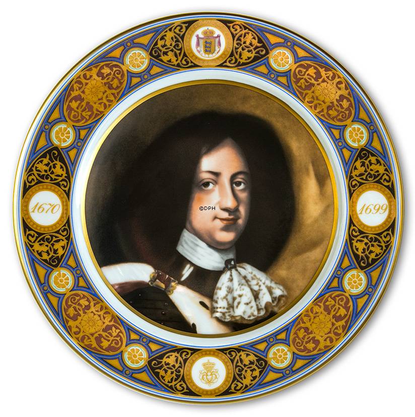 Kongeplatte, Christian V, Bing & Grøndahl