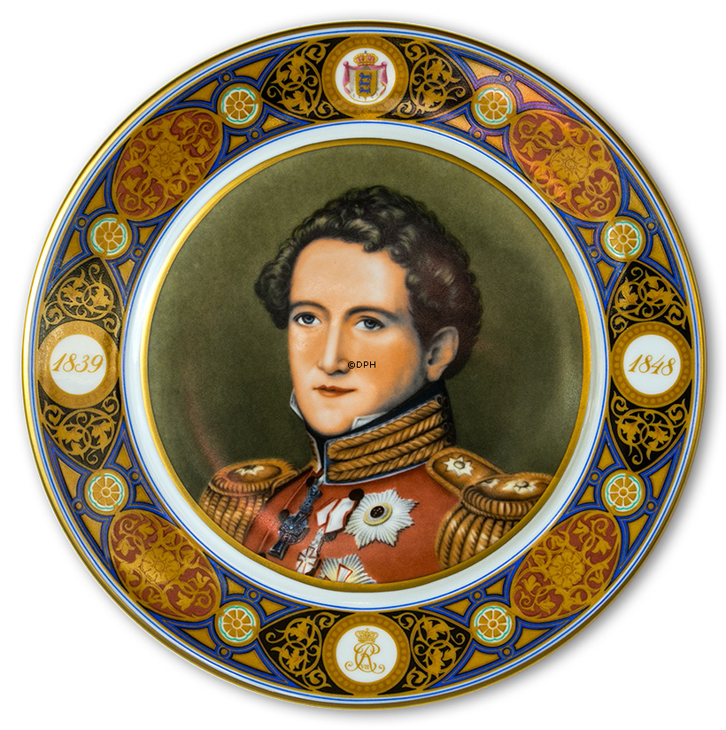 Kongeplatte, Christian VIII, Bing & Grøndahl