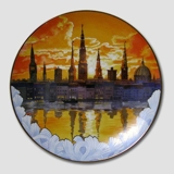 Centenary Annual plate Dawn over Copenhagen, Bing & Grondahl