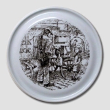 Dairy plate, The Milkman, Christmas 1982, Bing & Grondahl