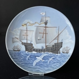 Decorative Plate, 500th (1492-1992) anniversary of the discovery of New World by Christopher Columbus, Bing & Grondahl