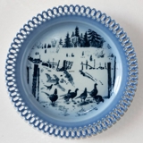 Bing & Grondahl, Plate, Pheasants in the field