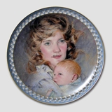 The Joy of Motherhood plate, Marianne and Louise, Bing & Grondahl