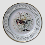 Bing & Grondahl Plate, Songbirds, Linnet