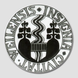 Byvåben platte, WELLENSIS INSIGNIA CIVITAT, Bing & Grøndahl