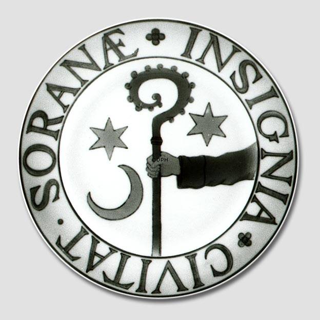 Byvåben platte, SORANÆ INSIGNIA CIVITAT, Bing & Grøndahl