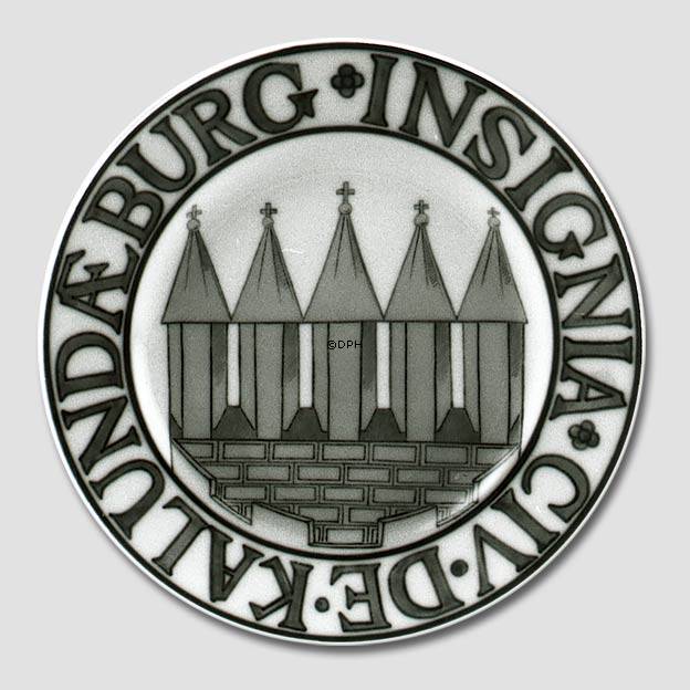 Byvåben platte, KALUNDÆBURG INSIGNIA CIV DE, Bing & Grøndahl