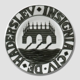 Byvåben platte, HADERSLEV INSIGNIA CIV DE, Bing & Grøndahl